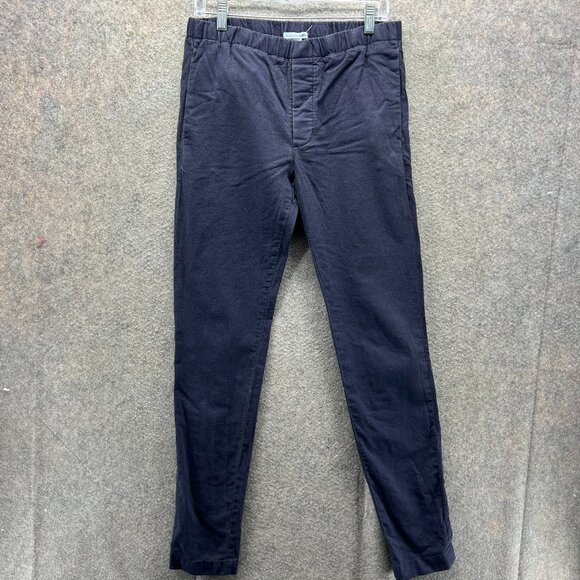 James Perse Pants Mens XS Blue Cotton Stretch Pull On Slim Fit Casual 0 Trouser - Picture 1 of 9